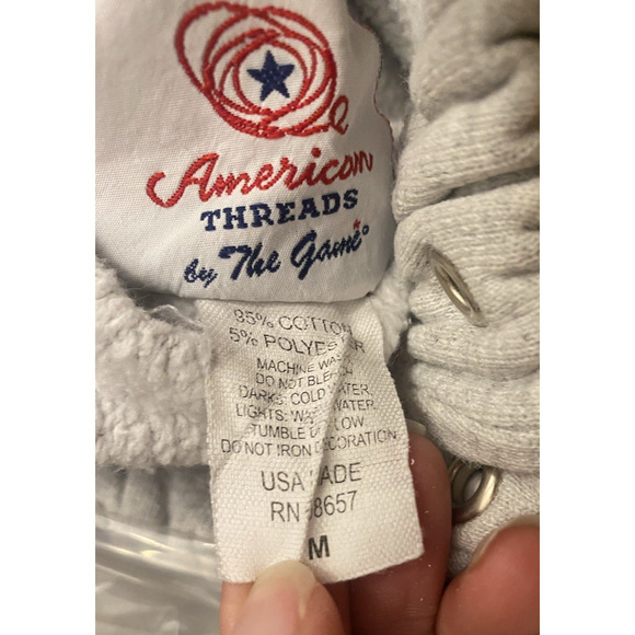 Vintage US Navy Academy Sweatpants Mens Medium Grey American Threads - Picture 14 of 14